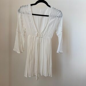 Boutique white tunic dress
